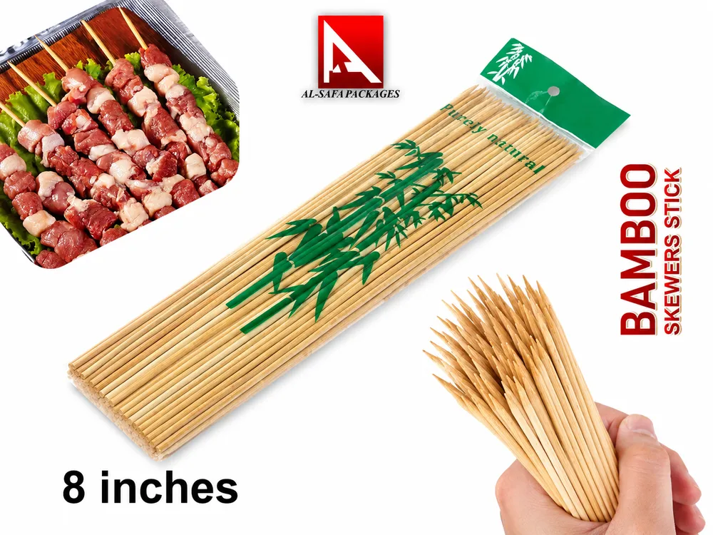 Bamboo Skewer Stick 8 inch